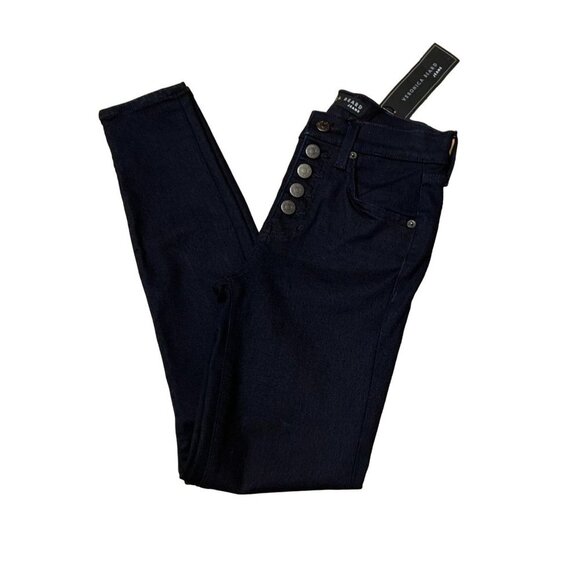NWT Veronica Beard Debbie Ankle Skinny Jean Size 24 Button fly - Picture 3 of 11